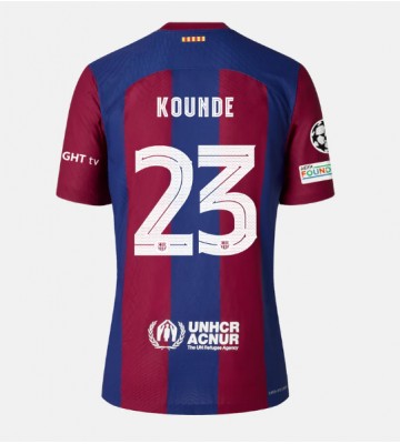 Barcelona Jules Kounde #23 Hemmatröja 2023-24 Kortärmad